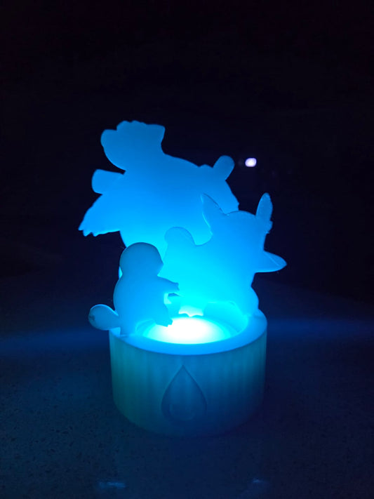 Custom Order 3D LED Silhouette Lights - Set of 3